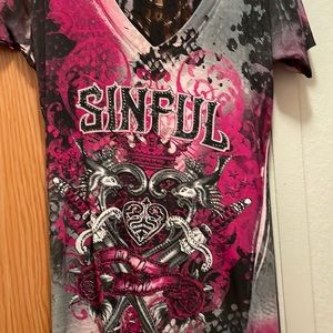 Sinful V-Neck Shirt